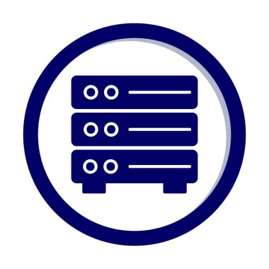 ağ simgesi çizimi. Sunucu                    