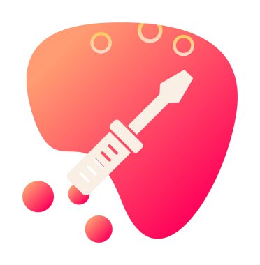 tornavida ikonu vektör çizimi