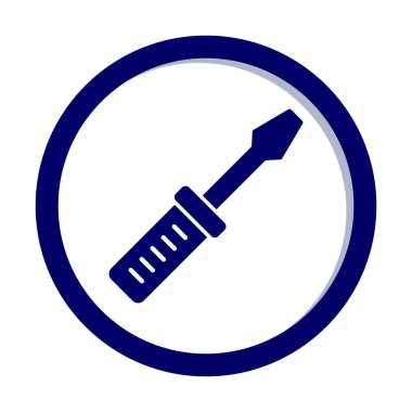 tornavida ikonu vektör çizimi