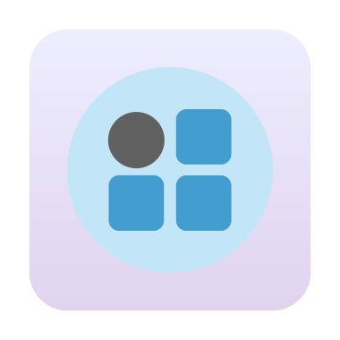 Menü web simgesi, vektör çizim