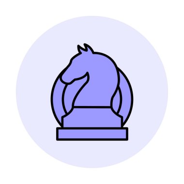 iş stratejisi simgesi, vektör illüstrasyonu basit tasarım