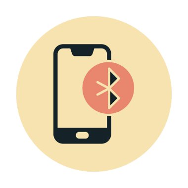 Bluetooth simgesi vektör çizim