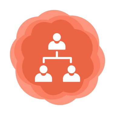 Çalışma Yönetimi vektör simgesi modern basit illüstrasyon