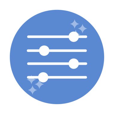 Ayar web simge vektör çizim 