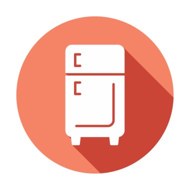 buzdolabı vektör simgesi çizelgesi çizimi