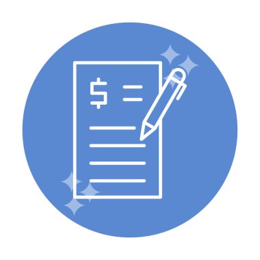 İçerik Oluşturucu ikon vektör çizimi