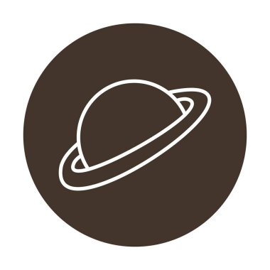 Gezegenler simgesi, vektör illüstrasyonu