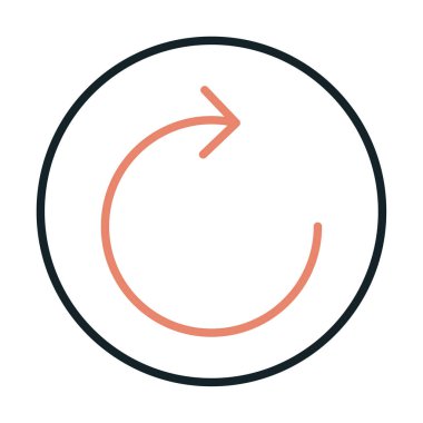 Modern simgenin vektör illüstrasyonu              