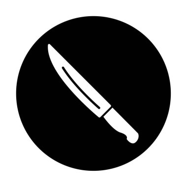 Bıçak simgesi, vektör illüstrasyonu 