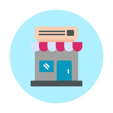 Basit simge vektör illüstrasyonunu sakla