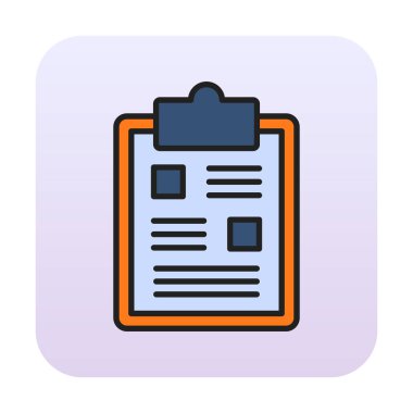 Pano simgesi, vektör illüstrasyonu basit tasarım