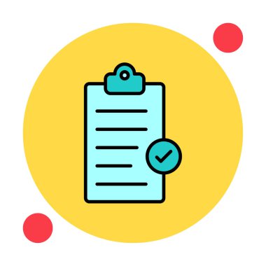 Basit Pano Tamamlanmış simge, vektör illüstrasyonu