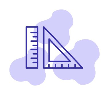 ölçekli düz simge, vektör illüstrasyonu 