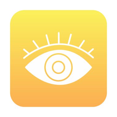 Göz simgesi, vektör illüstrasyon tasarımı 