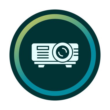 Projector  web icon vector illustration