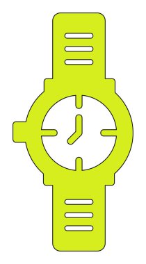 Kol saati. Web simgesi basit tasarım