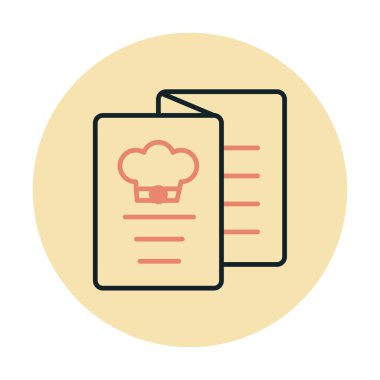 Menü web simgesi, vektör çizim