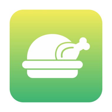 tavuk simgesi vektör illüstrasyonu