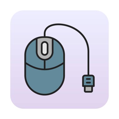 Modern bilgisayar fare simgesinin vektör çizimi