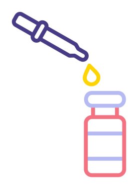 Bırakıcı simgesi vektör illüstrasyon grafik tasarımı
