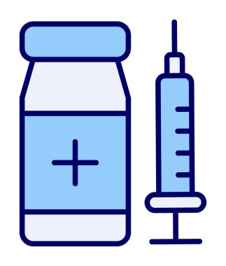 Basit Aşılama simgesinin vektör çizimi