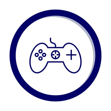 Oyun çubuğu web simgesi, vektör çizim