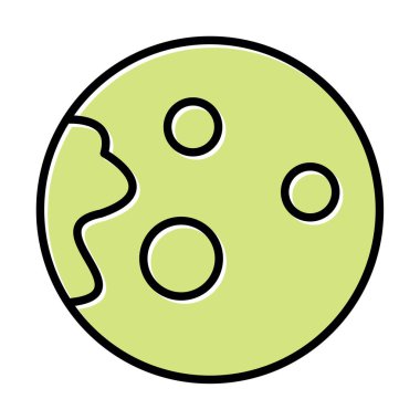 Gezegenler simgesi, vektör illüstrasyonu