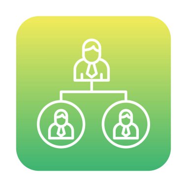 Beyaz arkaplanda Takım Yönetimi vektör çizimi