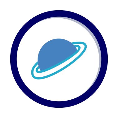 Gezegenler simgesi, vektör illüstrasyonu