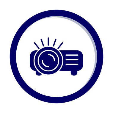 Projector  web icon vector illustration