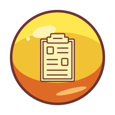 Pano simgesi, vektör illüstrasyonu basit tasarım