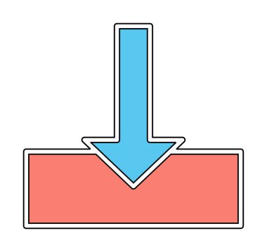  Simge indir, vektör illüstrasyonu basit tasarım