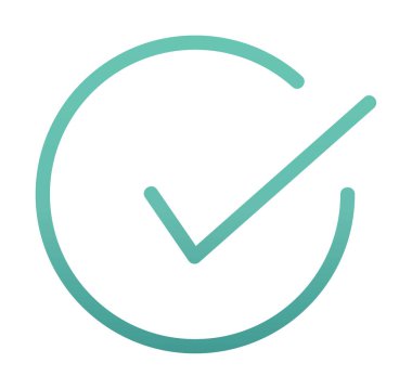 işaret simgesini işaretle, vektör illüstrasyonu basit tasarım