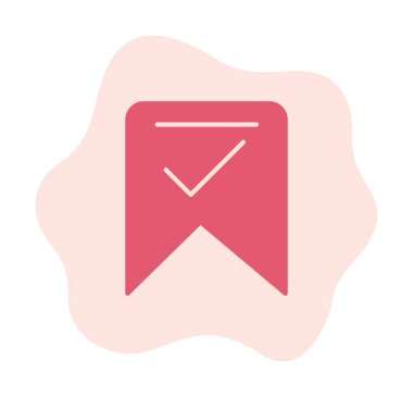 işaret simgesini işaretle, vektör illüstrasyonu basit tasarım