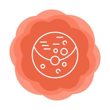 Venüs web simgesi, vektör illüstrasyonu