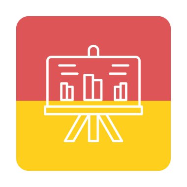 Yapı Planı simgesi, vektör illüstrasyonu