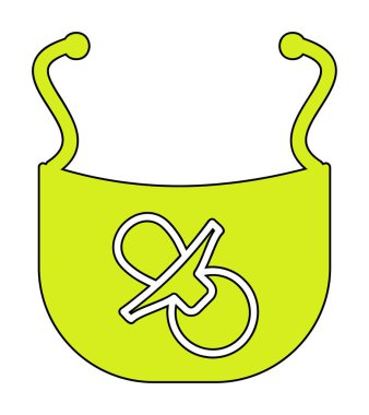 Bib simge vektör çizim