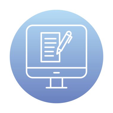 Bilgisayar Kopyalama simgesi illüstrasyonu