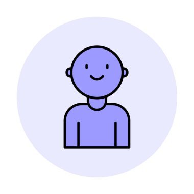 bebek oğlan simgesi, vektör illüstrasyonu