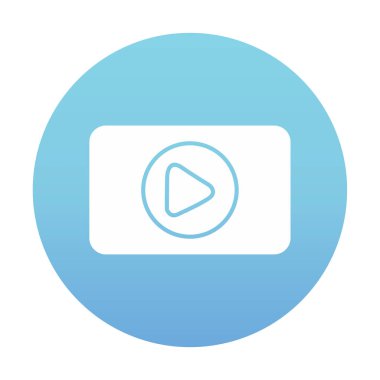 Oynatma düğmesi vektör çizimi