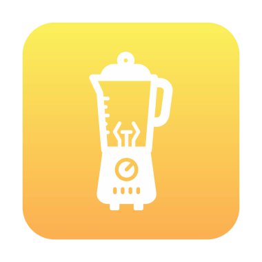 Fırın, yemek pişirme ve vektör illüstrasyonu için renkli karıştırıcı simgesi