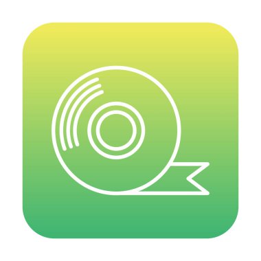 Yapışkan bant vektör düz simge tasarımı 