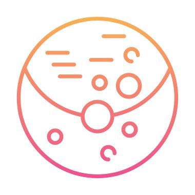 Venüs web simgesi, vektör illüstrasyonu