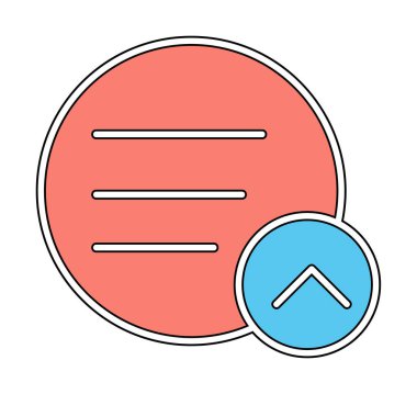 Simge işareti vektör çizim upload