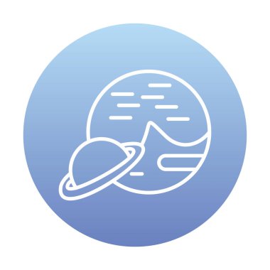 UFO simgesi vektör illüstrasyonu