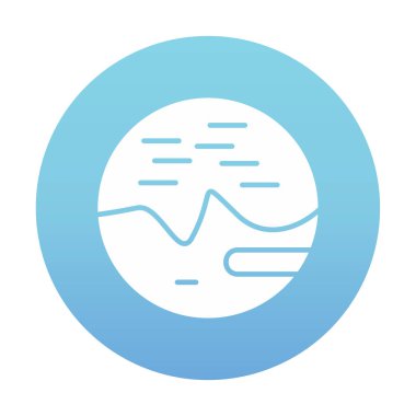 Gezegenler simgesi, vektör illüstrasyonu