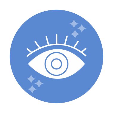 Göz simgesi, vektör illüstrasyon tasarımı 