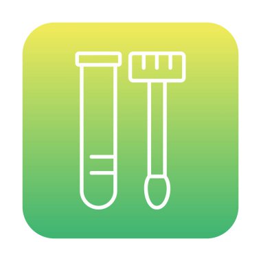 Örnek test web simgesi, vektör illüstrasyonu