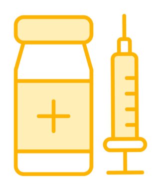 Grafik Aşılama simgesinin vektör çizimi