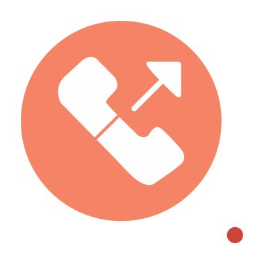 giden arama simge vektör çizim